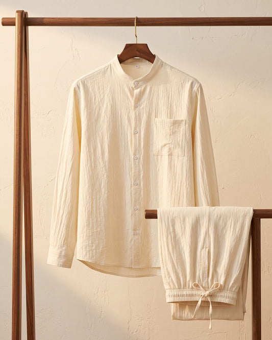 Zeno Linen Shirt and Trouser Set