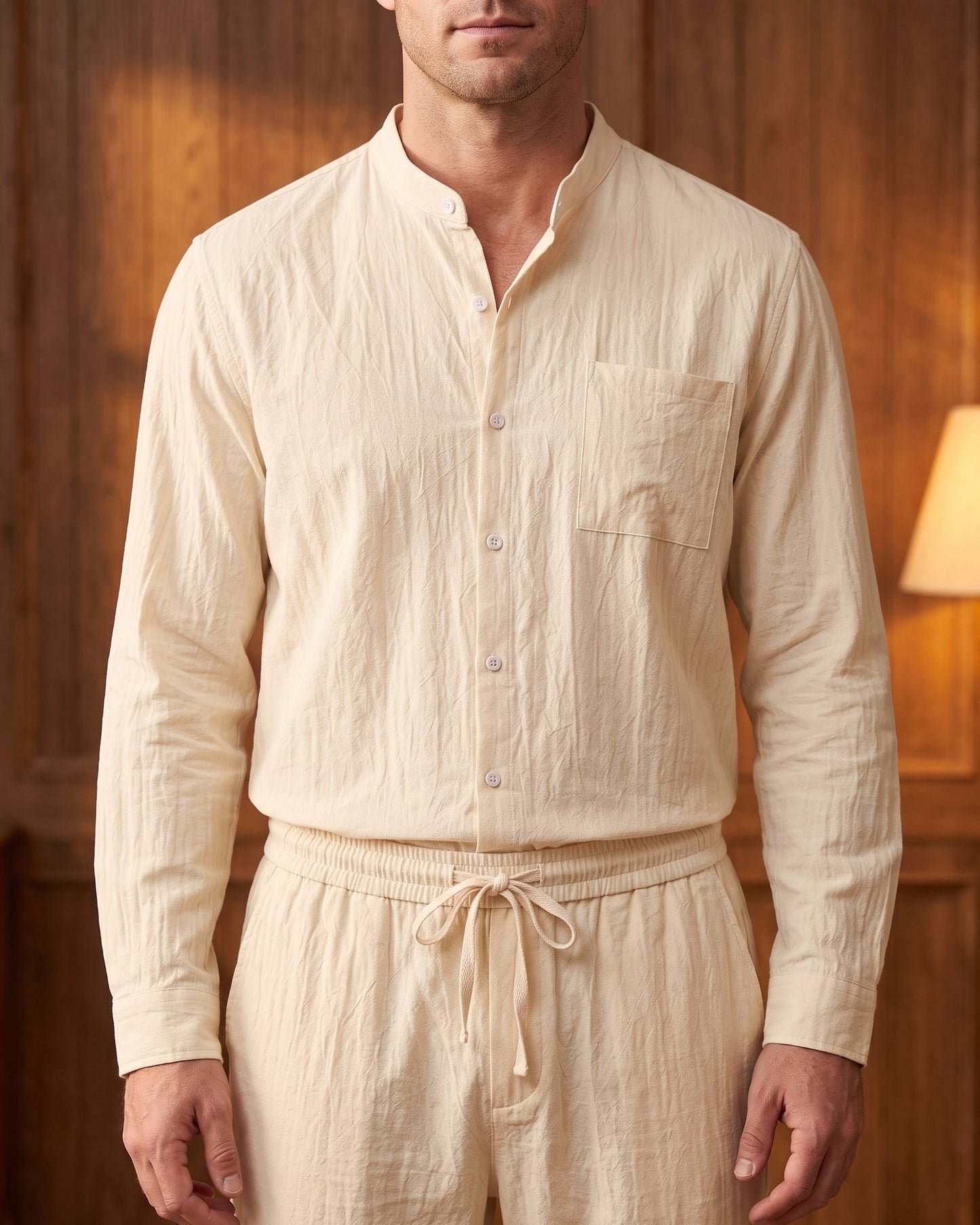 Zeno Linen Shirt and Trouser Set
