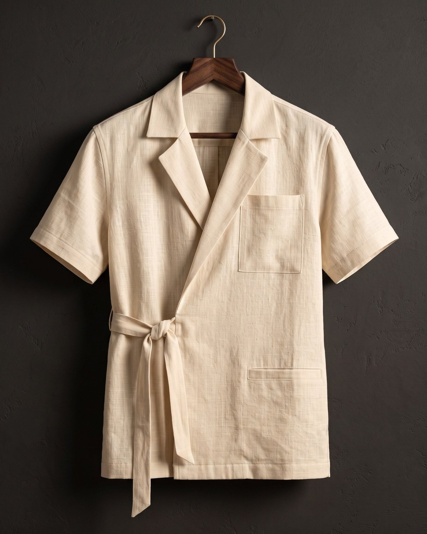 Massimo Linen Wrap Shirt