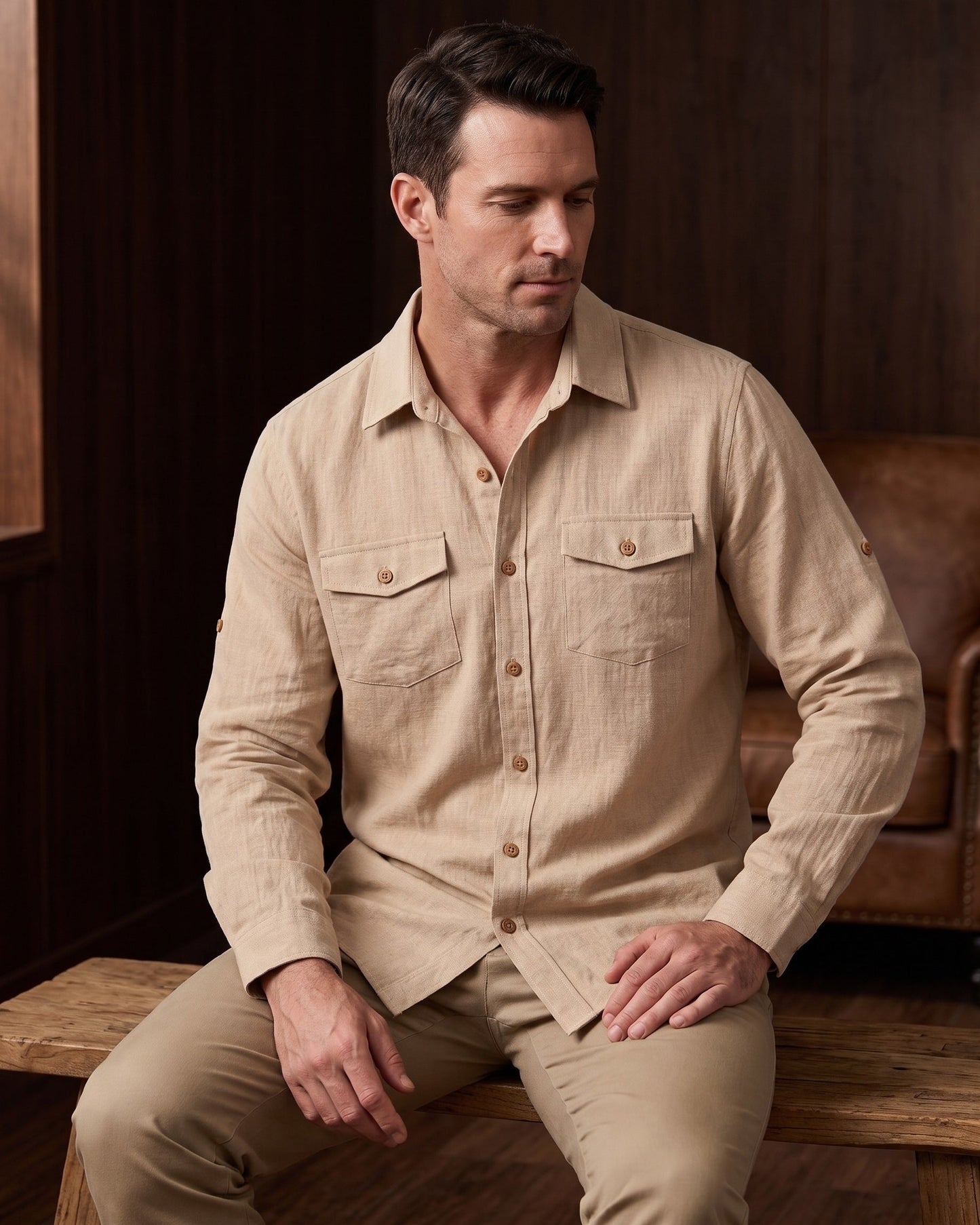 Ludovico Woven Cotton Shirt